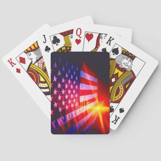 Amerikaanse Flag Bicycle® Poker-speelkaarten. Pokerkaarten (Achterkant)