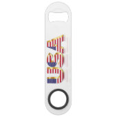 Amerikaanse Flag Bottle Open Verenigde Staten Speed Flessenopener (Achterkant)