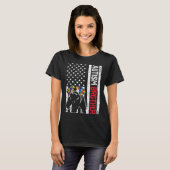 Amerikaanse Flag Brother Beer Autism Awareness Sup T-shirt (Voorkant volledig)