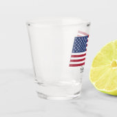 Amerikaanse Flag Design Shot Glass Shot Glas (Links)