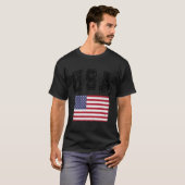 Amerikaanse Flag Hoodie Top USA Flag Retro SH (Voorkant volledig)