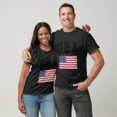 Amerikaanse Flag Hoodie Top USA Flag Retro SH (Unisex)