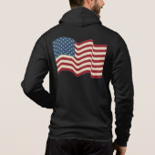  Amerikaanse Flag Jacket Hoodie (Achterkant)