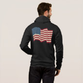  Amerikaanse Flag Jacket Hoodie (Achterkant volledig)