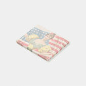 Amerikaanse Flag Lady Liberty Independence Post-it® Notes (Schuin)