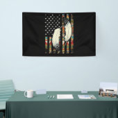 Amerikaanse Flag Native Tribe Feather Pride Spandoek (Beurs)