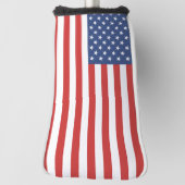 AMERIKAANSE FLAG PUTTER GOLF HEAD HOESJE GOLFHEADCOVER (Draai 90)