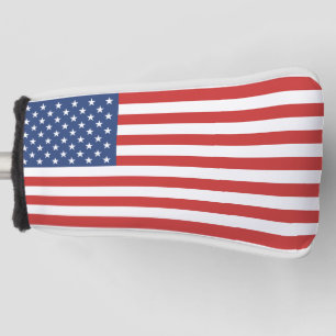 AMERIKAANSE FLAG PUTTER GOLF HEAD HOESJE GOLFHEADCOVER