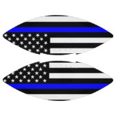 Amerikaanse Flag Thin Blue Line Symbolisch Memoria American Football (Panelen)