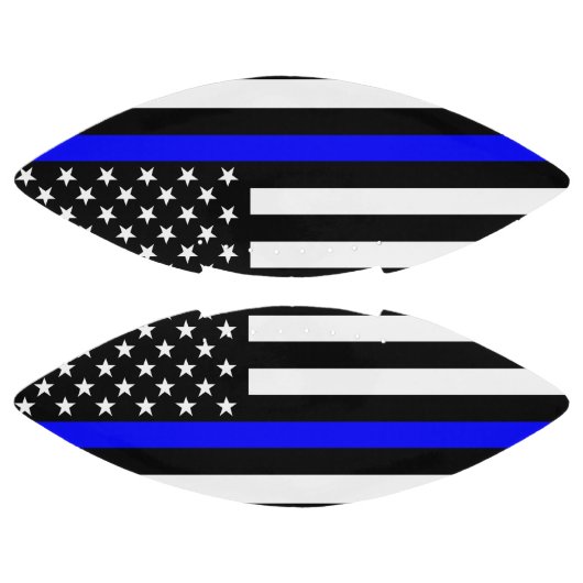 Amerikaanse Flag Thin Blue Line Symbolisch Memoria American Football (Panelen)