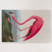 Amerikaanse Flamingo Birds of America Audubon Prin Legpuzzel (Horizontaal)