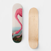 Amerikaanse Flamingo Birds of America Audubon Prin Persoonlijk Skateboard (Voorkant)