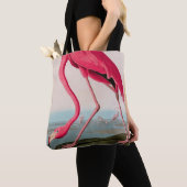 Amerikaanse Flamingo Birds of America Audubon Prin Tote Bag (Dichtbij)
