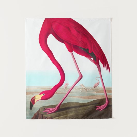 Amerikaanse Flamingo door John James Audubon Wandkleed (Voorkant)