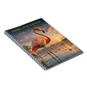 Amerikaanse Flamingo Kustlagune DIEREN Notitieboek (Rechterzijde)