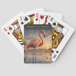 Amerikaanse Flamingo Kustlagune DIEREN Poker Pokerkaarten