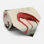 Amerikaanse Flamingo uit Audubon's Birds of Americ Stropdas (Opgerold)