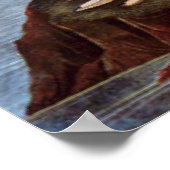 Amerikaanse Flamingo - Wildlife van John Audubon Poster (Hoek)