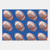 Amerikaanse Football - Aangepaste monogram Inpakpapier Vel (Voorkant 3)