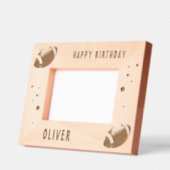 Amerikaanse Football Ball Happy Birthday Gegraveerde Lijstjes (Links)