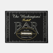 Amerikaanse Football Bar Entree Deurmatten Deurmat (Voorkant)