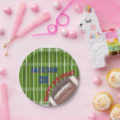 Amerikaanse Football Birthday Party Papieren Bordje (Feest)