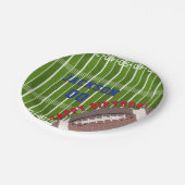 Amerikaanse Football Birthday Party Papieren Bordje (Gekanteld)