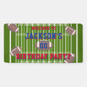Amerikaanse Football Birthday Party Spandoek (Horizontaal)
