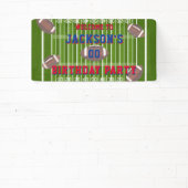 Amerikaanse Football Birthday Party Spandoek (Insitu)