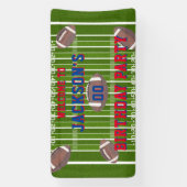 Amerikaanse Football Birthday Party Spandoek (Verticaal)