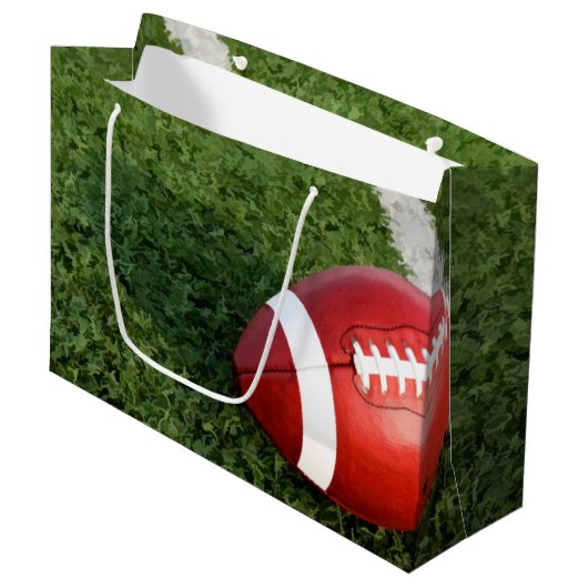 Amerikaanse Football Cadeau Large Groot Cadeauzakje (Voorkant Gekanteld)