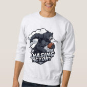 Amerikaanse Football Chasing Victory Sweatshirt (Voorkant)