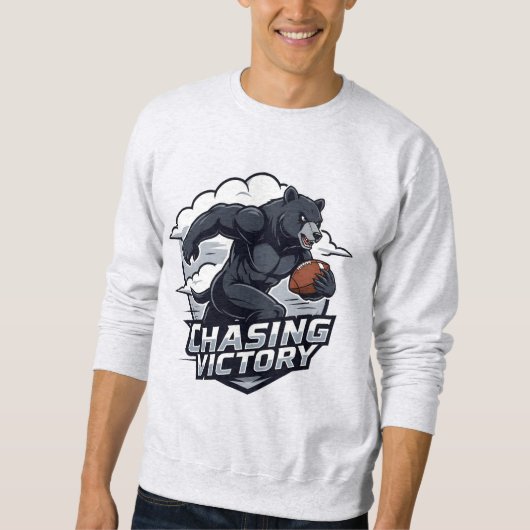 Amerikaanse Football Chasing Victory Sweatshirt (Voorkant)