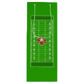 Amerikaanse Football: Dag Thanksgiving sport Turki Wijn Cadeautas (Voorkant)