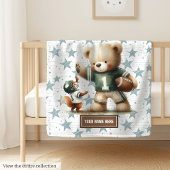 Amerikaanse Football Deken voor Baby Boy Verjaarda