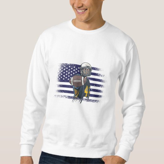 Amerikaanse Football Fan Jersey Shirt Verenigde St (Voorkant)