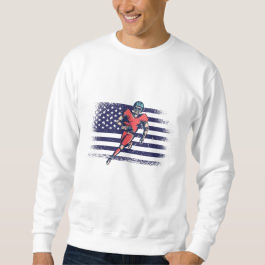 Amerikaanse Football Fan Jersey Shirt Verenigde St (Voorkant)