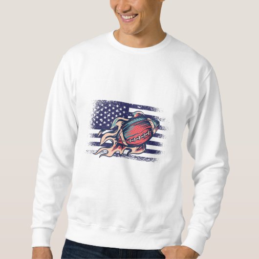 Amerikaanse Football Fan Jersey Shirt Verenigde St (Voorkant)