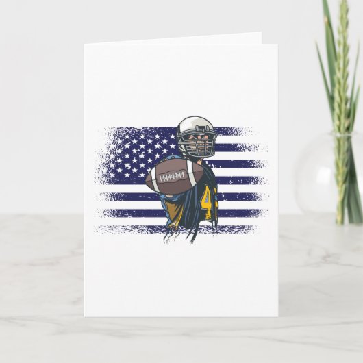 Amerikaanse Football Fan Jersey Shirt Verenigde St Kaart (Voorkant)