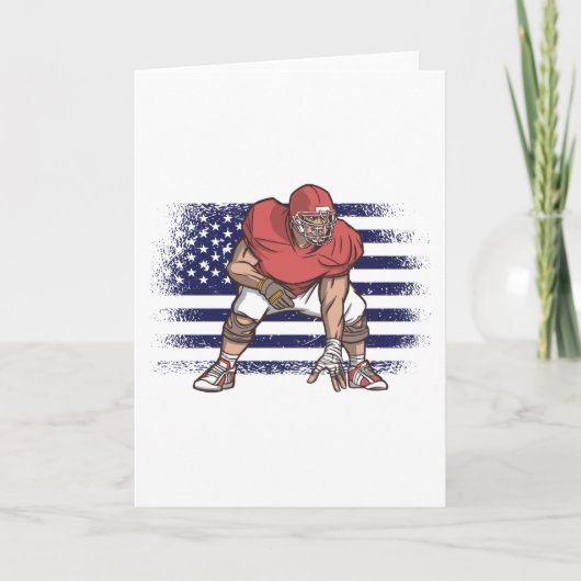 Amerikaanse Football Fan Jersey Shirt Verenigde St Kaart (Voorkant)