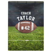 Amerikaanse Football Field Coach Klembord (Achterkant)