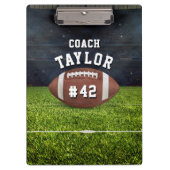 Amerikaanse Football Field Coach Klembord (Voorkant)