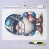 Amerikaanse Football Gnome Tissuepapier (Craft)