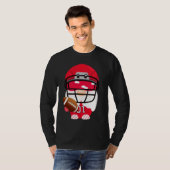 Amerikaanse Football Gnomes Mannen Long Meve T-shirt (Voorkant volledig)