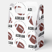 Amerikaanse Football Gridiron Ball Birthday Name Bedankdoosjes (Geopend)