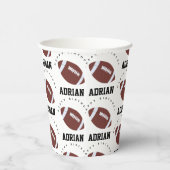 Amerikaanse Football Gridiron Ball Birthday Party Papieren Bekers (Rechts)