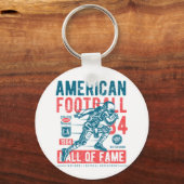 Amerikaanse Football Hall of Fame Sleutelhanger (Voorkant)