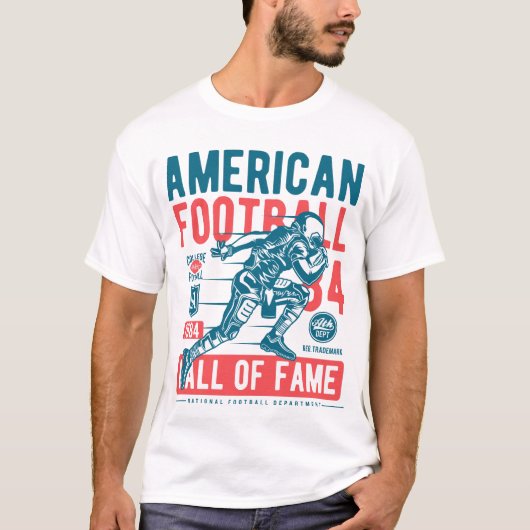 Amerikaanse Football Hall of Fame T-shirt (Voorkant)