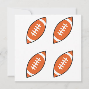 Amerikaanse football illustratiepatroon gooi pillo kaart