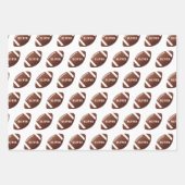 Amerikaanse Football kogelpatroon kinderen Birthda Inpakpapier Vel (Voorkant 3)